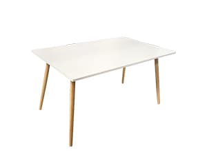 Mesa madera Kaunas blanca