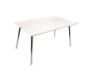 Mesa pata cromada Kaunas blanca